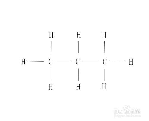 丙烷结构式如何书写